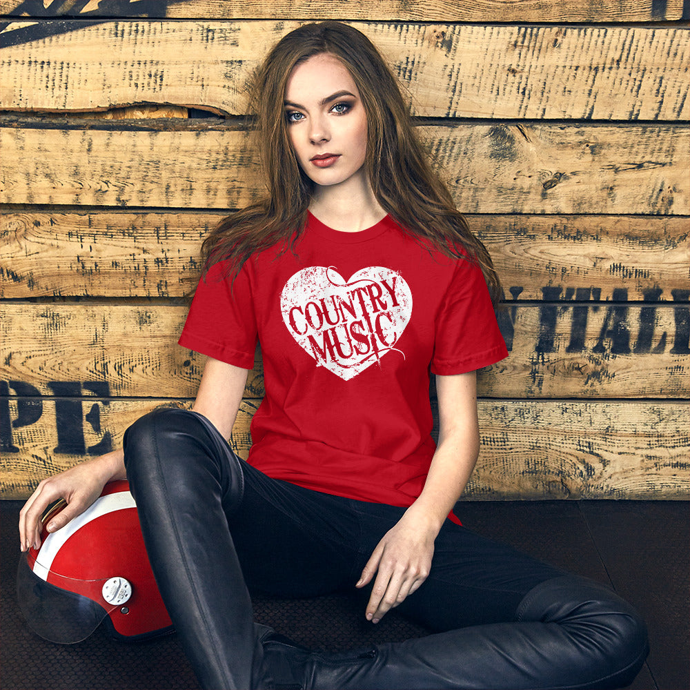 Love Country Heart Unisex t-shirt