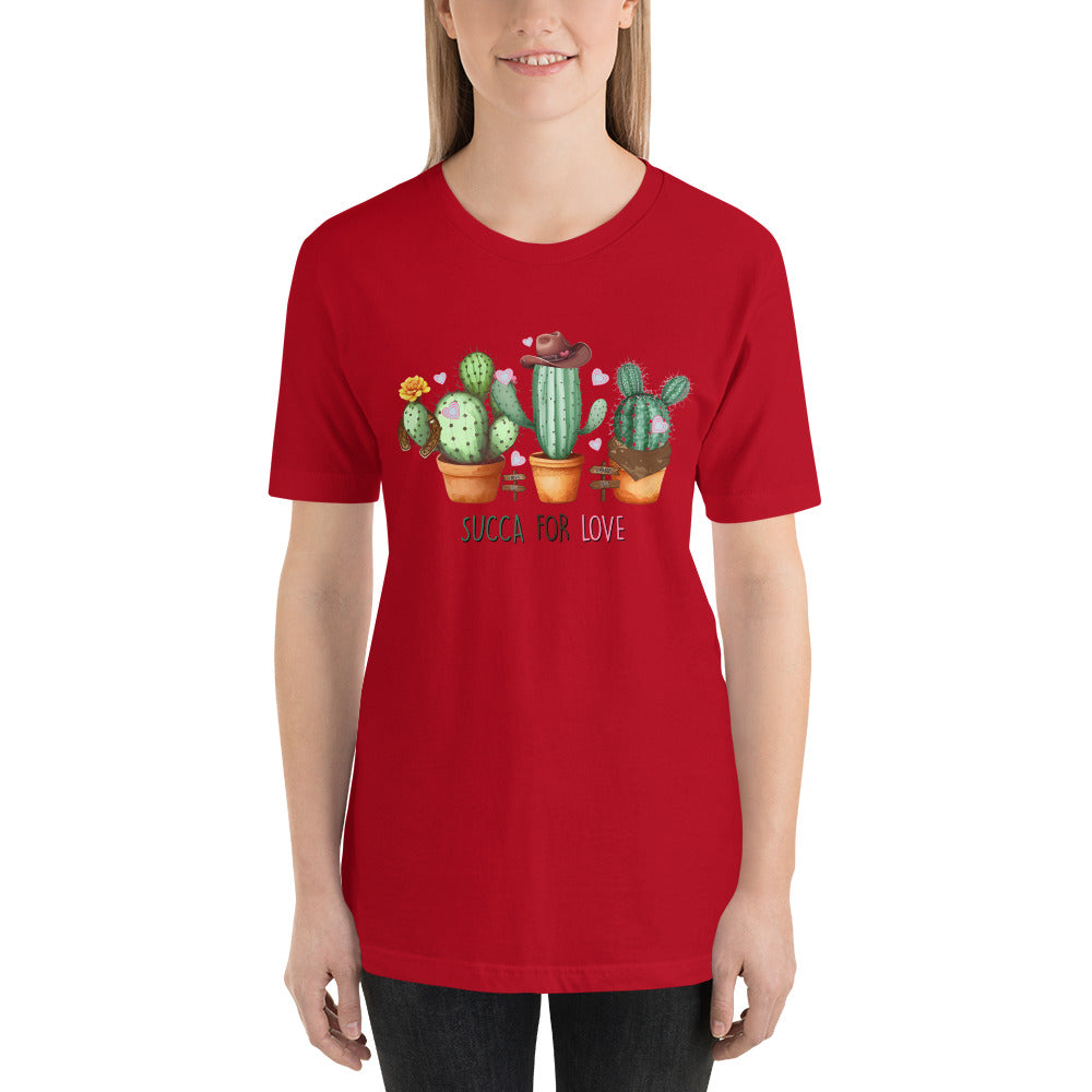 Succa For Love Valentines Day Unisex t-shirt