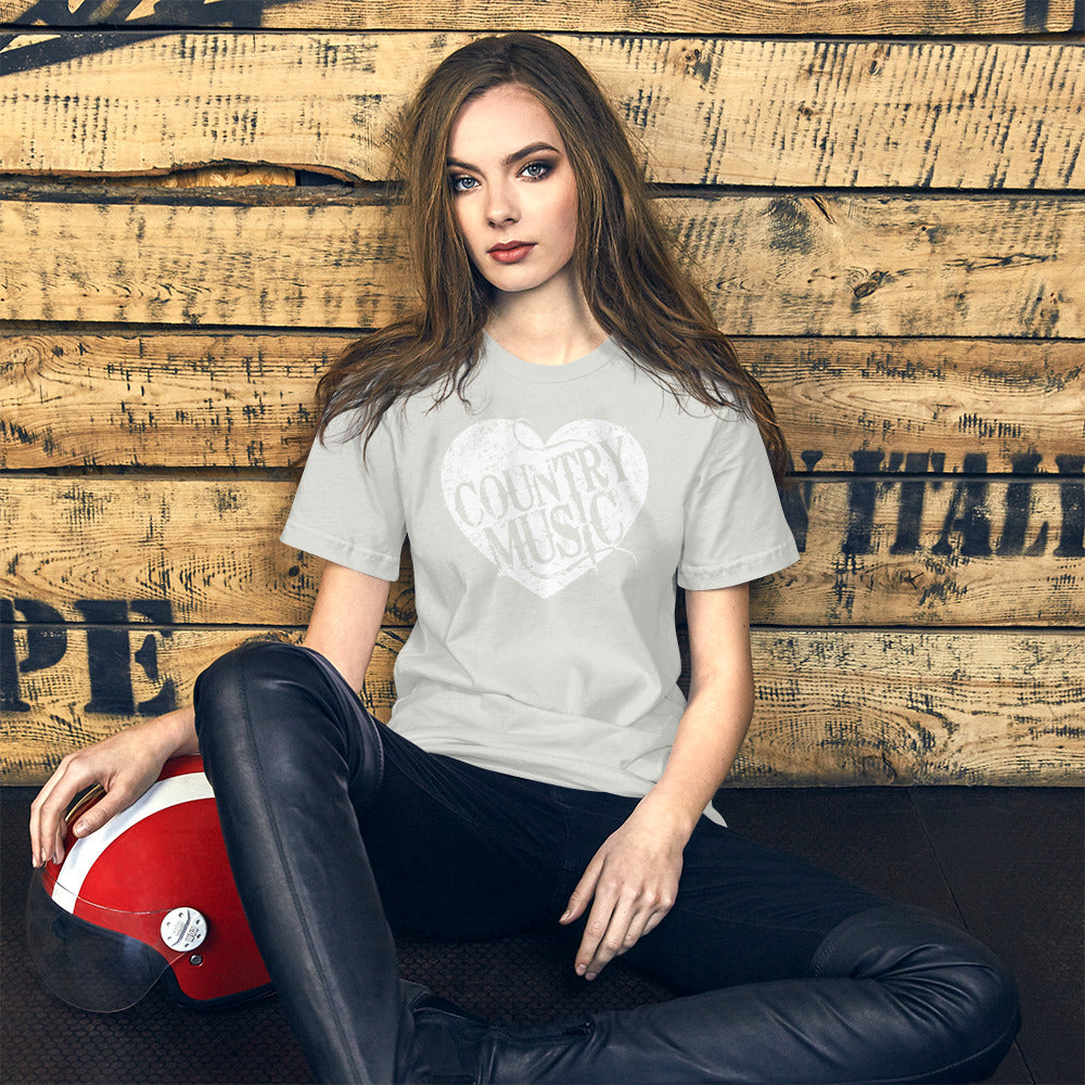 Love Country Heart Unisex t-shirt