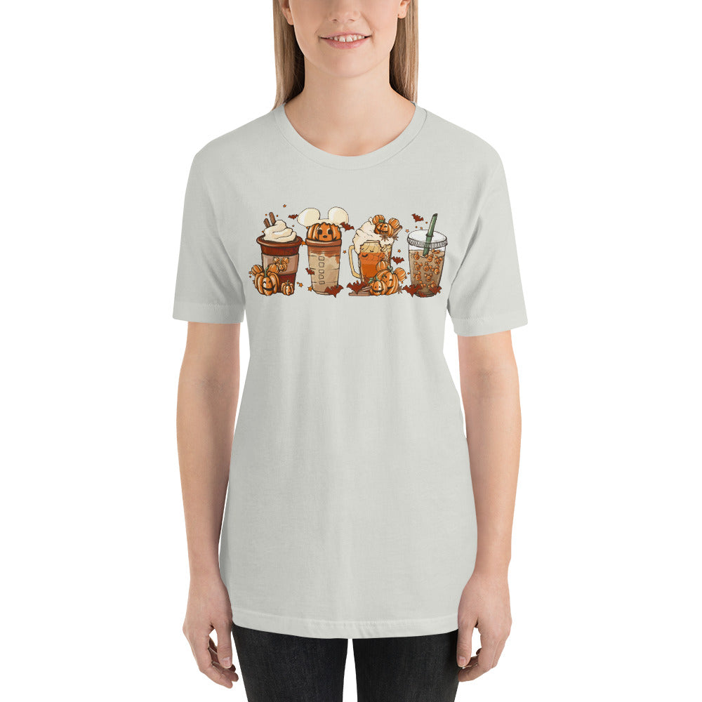 Mouse Coffee and Lattes Pumpkin Spice Unisex t-shirt