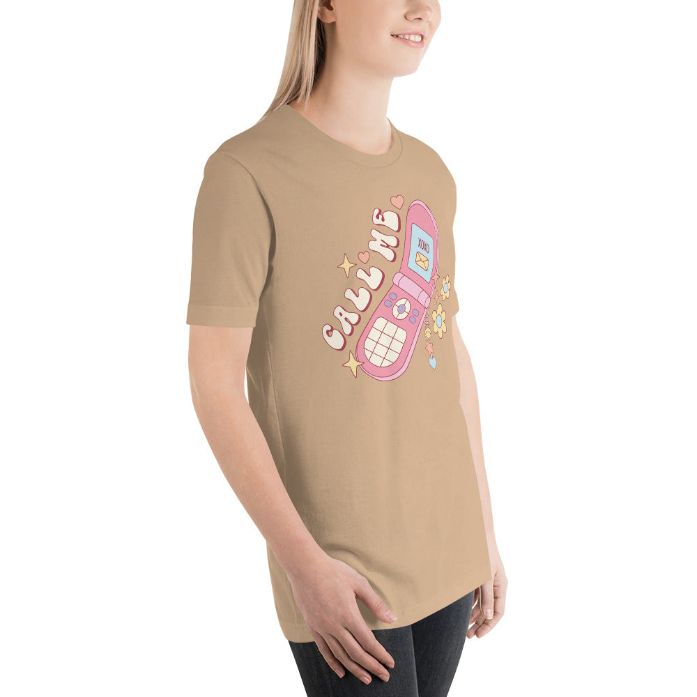 Call Me 90s style Valentines Day Unisex t-shirt