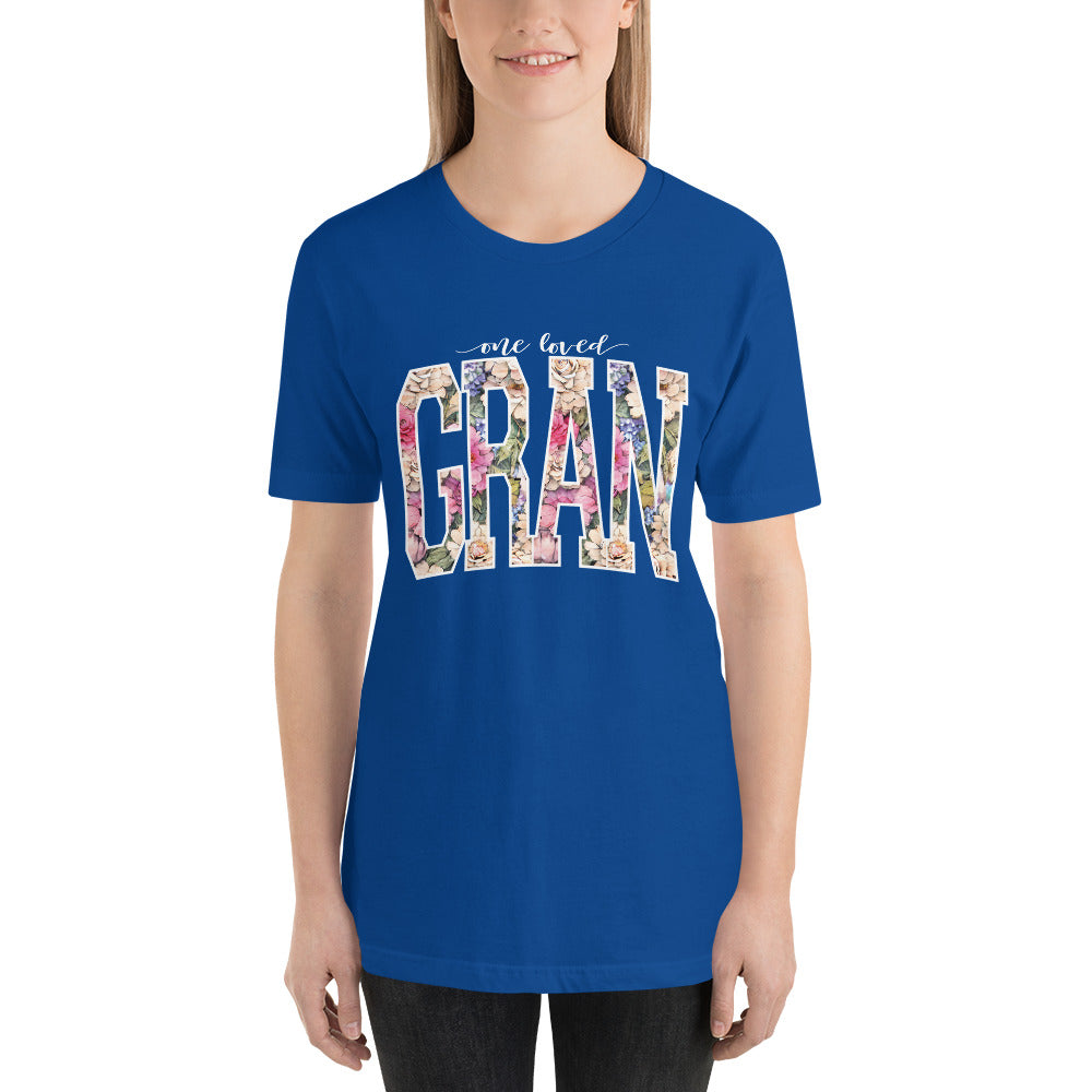 One Loved Gran Wildflower Floral Unisex t-shirt