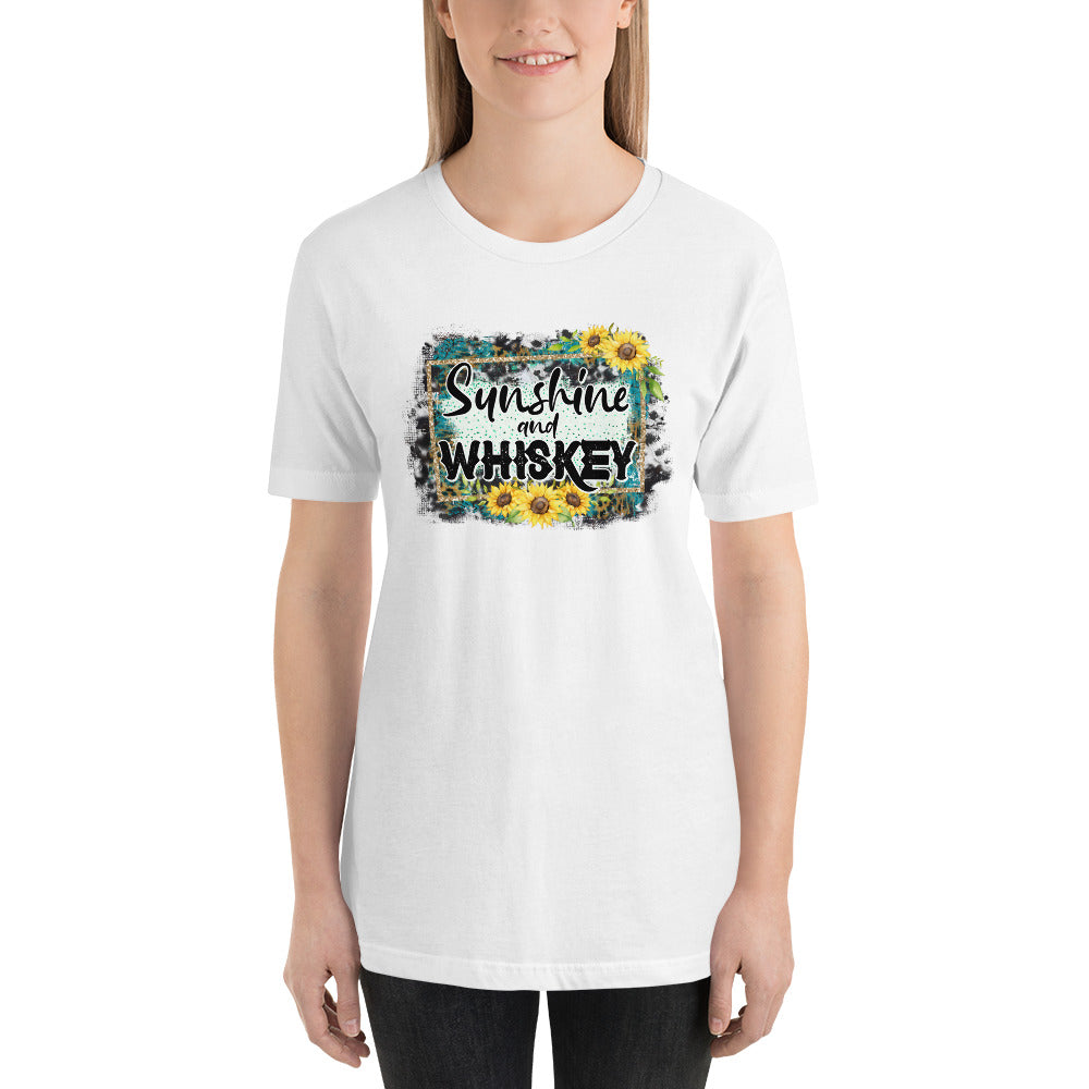Sunshine and Whiskey Country Unisex t-shirt