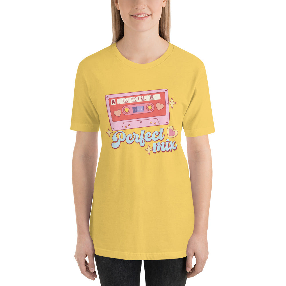 You and I are the Perfect Mix Unisex t-shirt