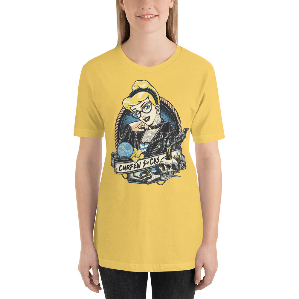 Curfew Sucks Princess Unisex t-shirt