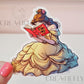 Princess Book Reading Sticker, Bookish sticker, Kindle Sticker, Book Sticker, Cellphone Sticker, Waterproof - FAST SHIP