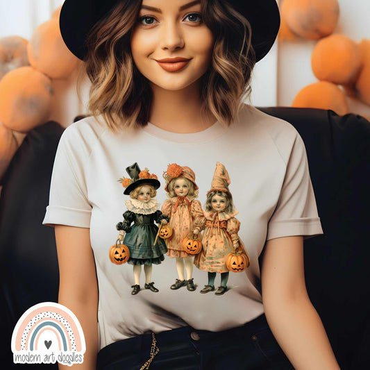 Retro Kids Halloween Costume Spooky Cute Tee Unisex t-shirt