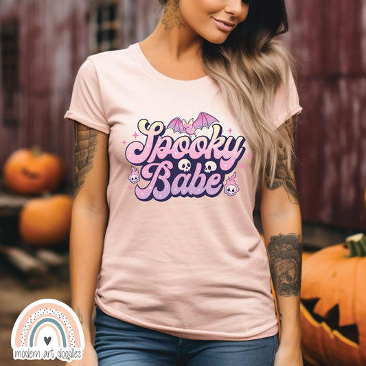 Spooky Babe Pastel Witch Pastel Halloween Tee Unisex t-shirt
