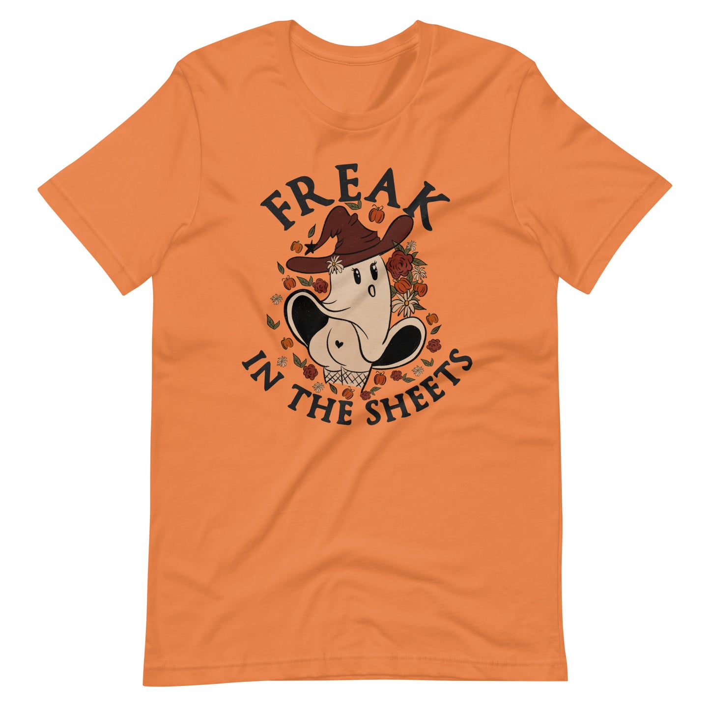 Freak in the Sheets Ghost Halloween Spooky Tee Unisex t-shirt
