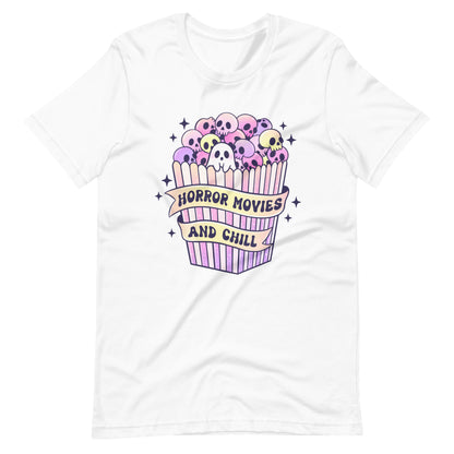 Horror Movies and Chill Pastel Spooky Halloween Tee Unisex t-shirt
