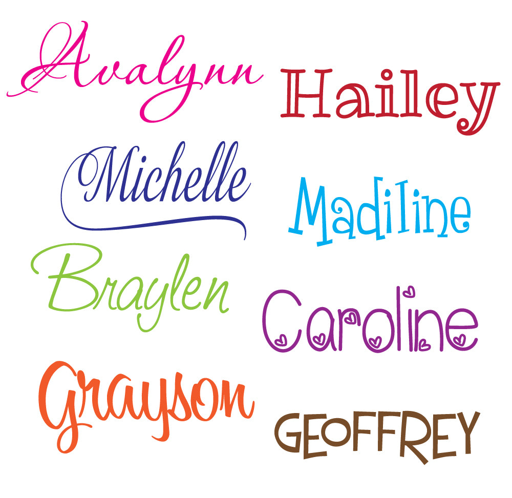 Personalized Name - Choose your Font Style