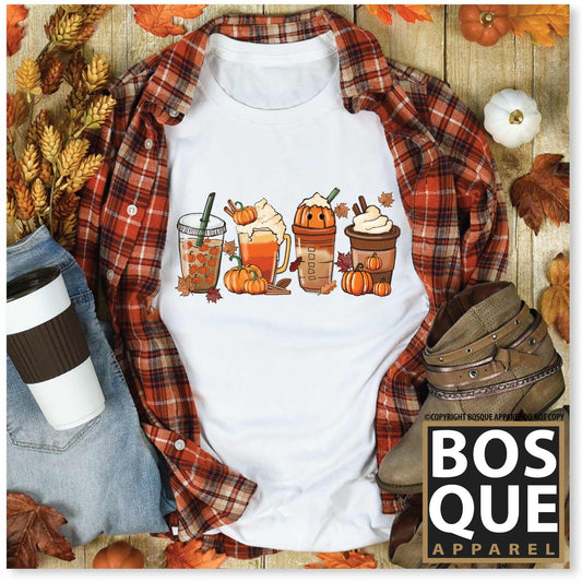 Coffee Latte Drink Cozy Halloween Unisex t-shirt