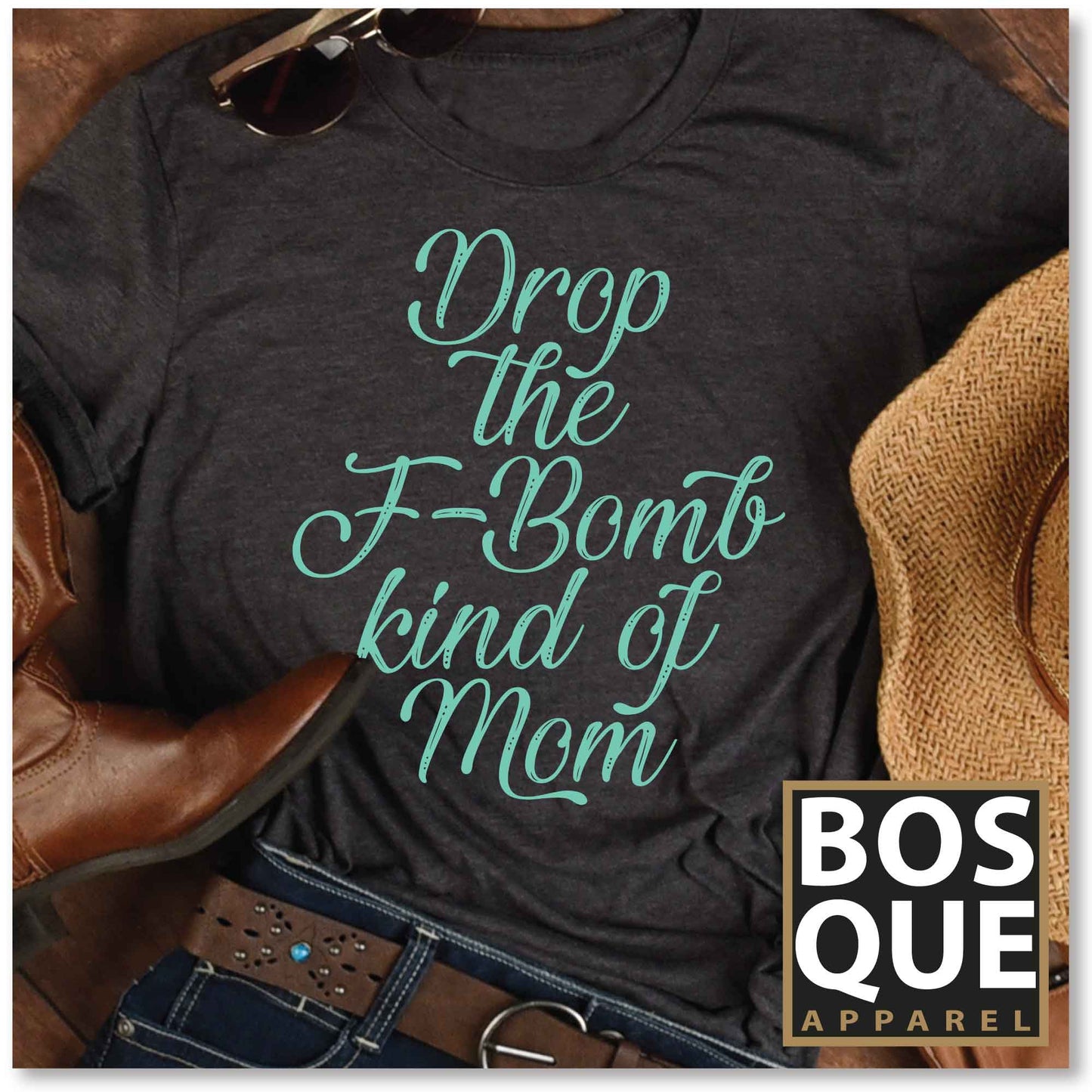 Drop the F-Bomb kind of Mom Unisex t-shirt