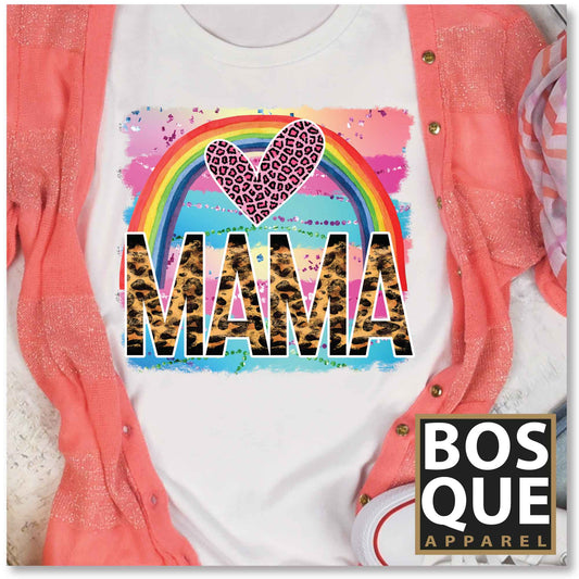 Mama Heart Full Color Unisex t-shirt