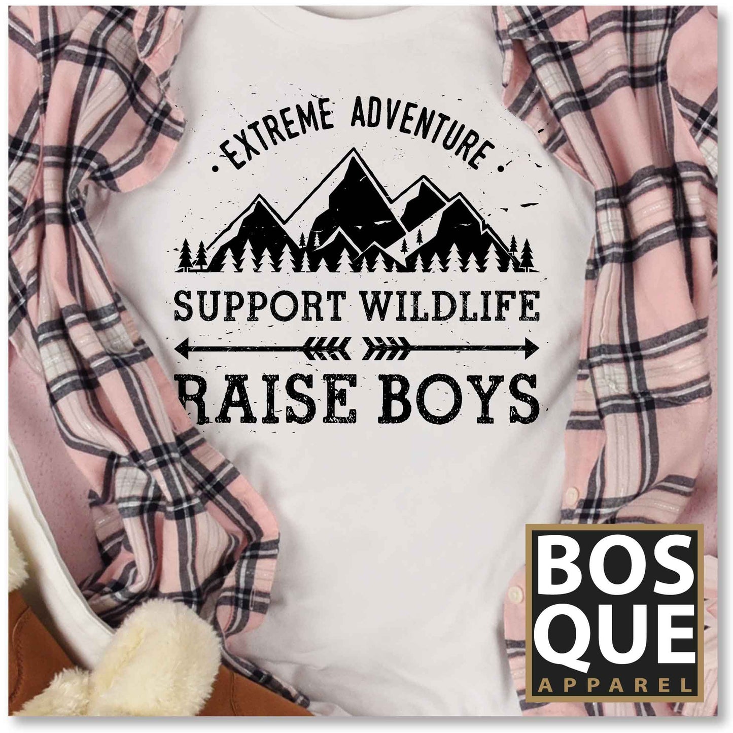 Support Wildlife Raise Boys Unisex t-shirt