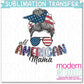 All American Mama 4th of July Patriotic Freedom 3 Sublimation Print - Ready to Press - Ready to Ship