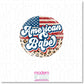 American Babe Lips Rolling Stones America 4th of July Patriotic Freedom Sublimation Print - Ready to Press - Ready to Ship