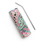 Mama Pink Leopard Stainless steel tumbler