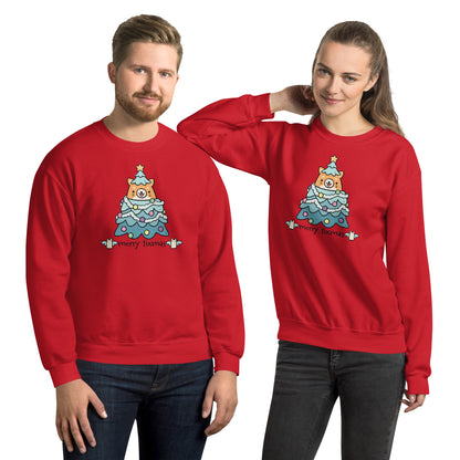 Tixee - Merry Tixmas Corgi Twee Unisex Sweatshirt