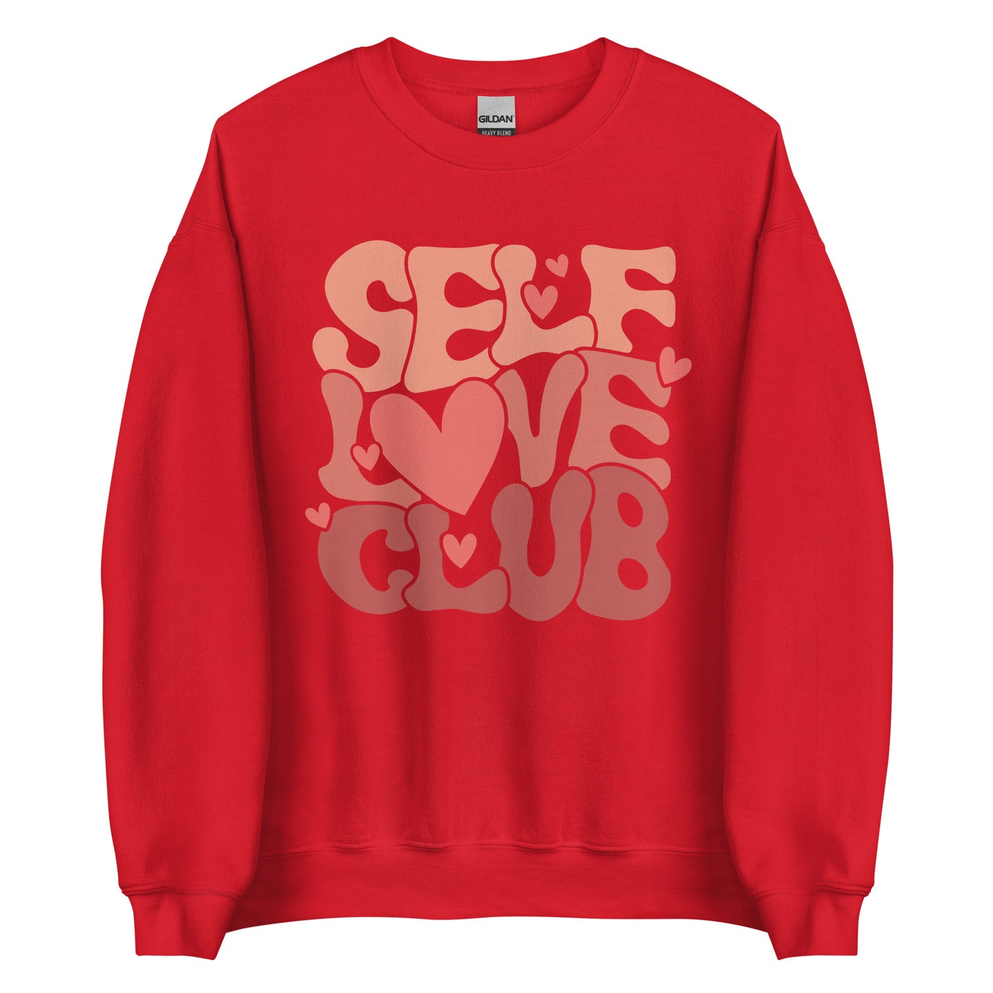 Self Love Club Hippie Retro Wavy Unisex Sweatshirt