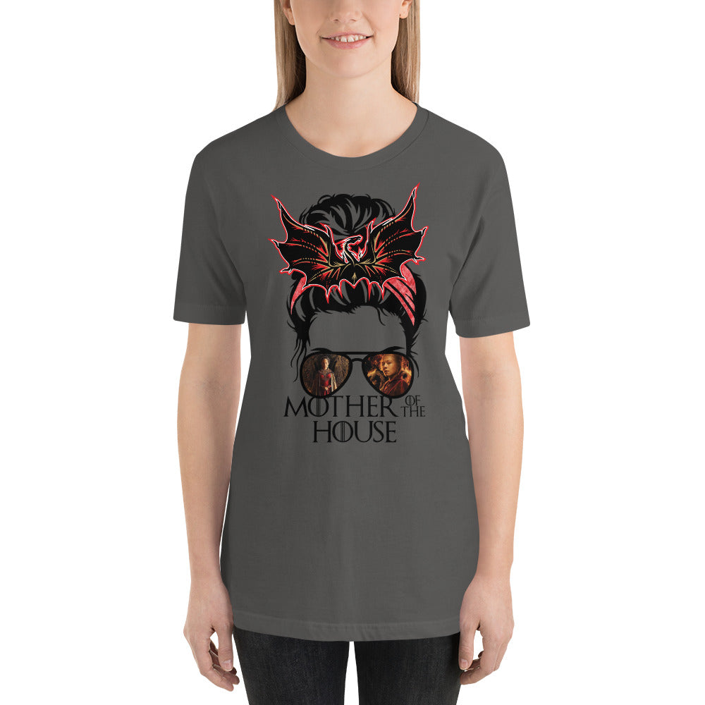 Mother of the House Princess Queen Dragon Bow with Shades Unisex t-shirt