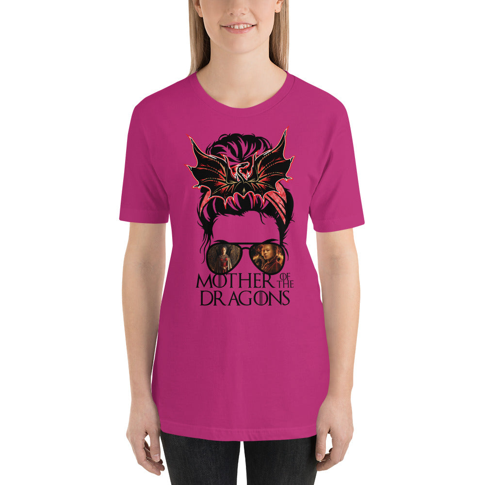 Mother of the Dragons Princess Queen Dragon Bow with Shades Unisex t-shirt