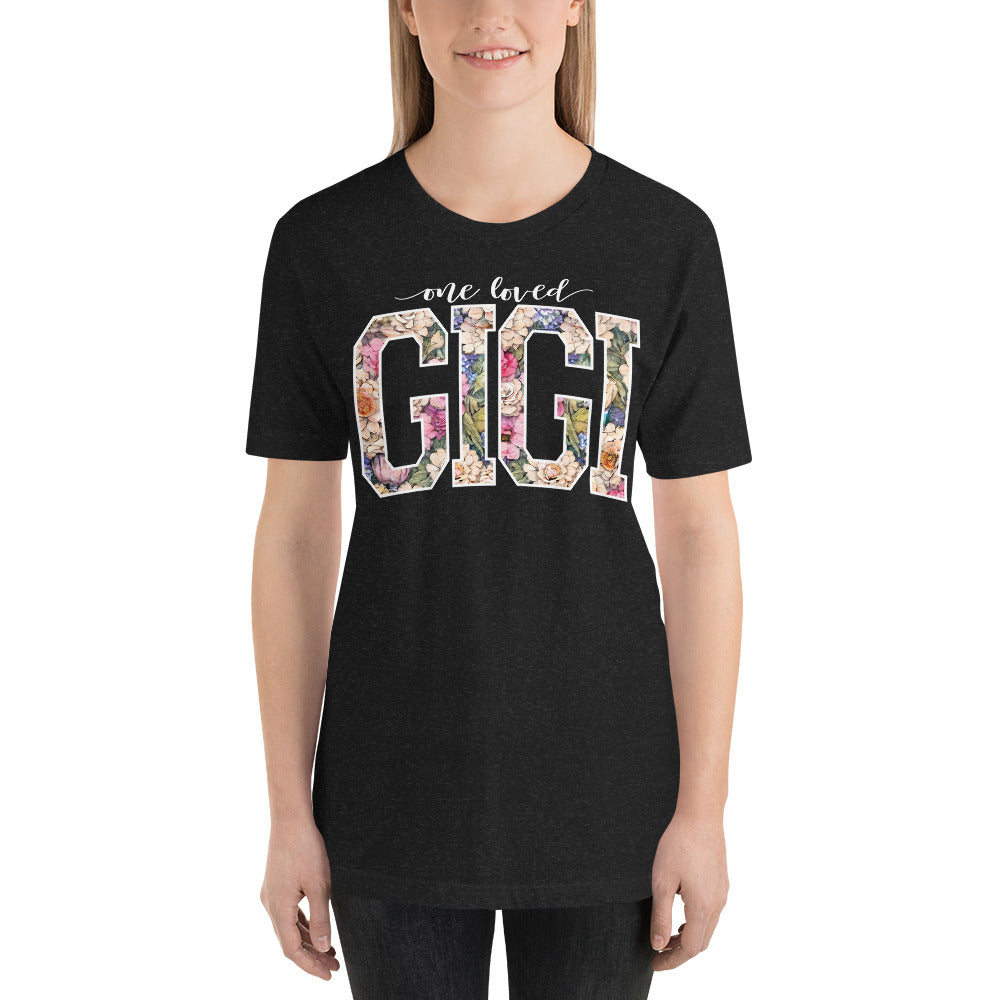 One Loved Gigi Wildflower Floral Unisex t-shirt