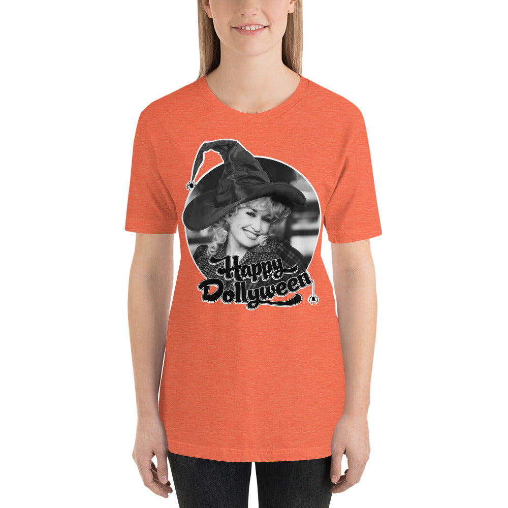 Happy Dollyween Country Halloween Spooky Season Unisex T-Shirt