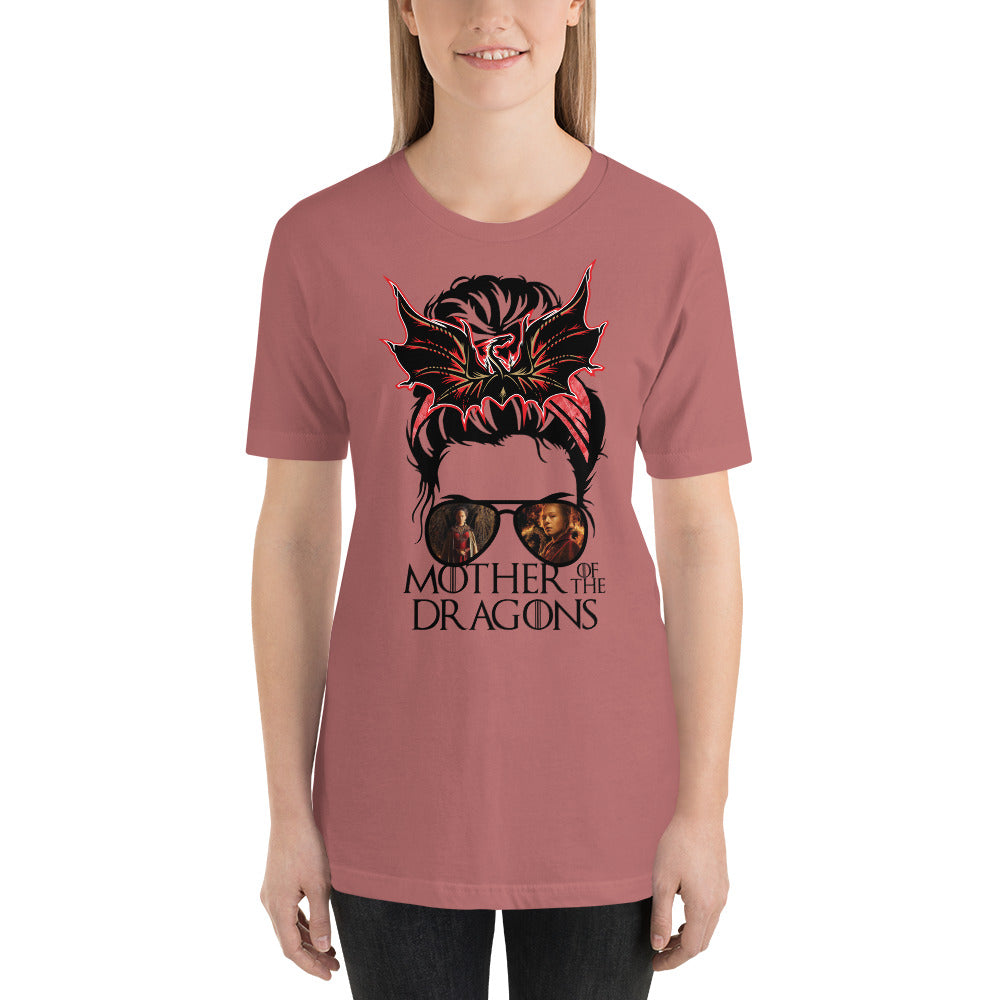 Mother of the Dragons Princess Queen Dragon Bow with Shades Unisex t-shirt