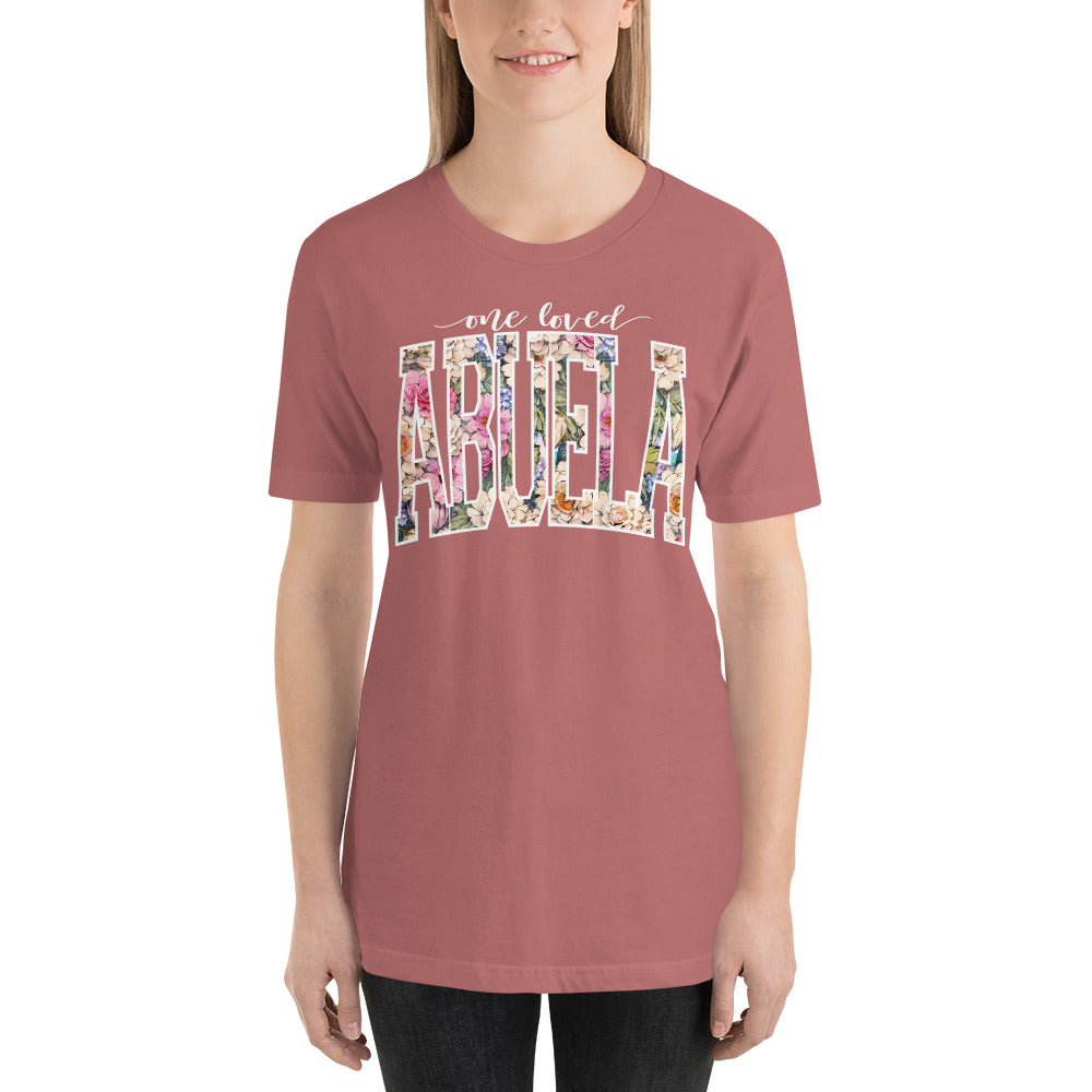 One Loved Abuela Wildflower Floral Unisex t-shirt