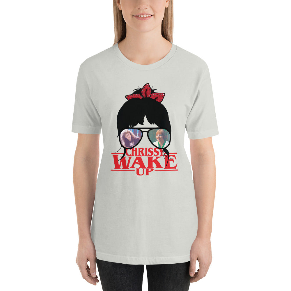 Chrissy Wake Up Stranger Demo Bun Horror Halloween Unisex t-shirt