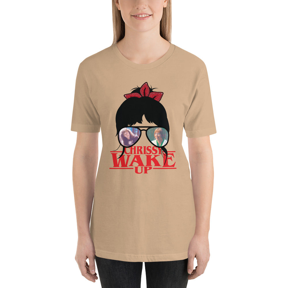 Chrissy Wake Up Stranger Demo Bun Horror Halloween Unisex t-shirt