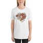 Dead Inside Heart Skeleton Ribcage Halloween Unisex t-shirt